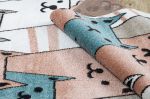 Dětský kusový koberec Fun Gatti Cats pink - 200x290 cm