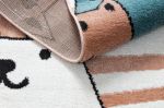 Dětský kusový koberec Fun Gatti Cats pink - 140x190 cm