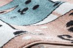Dětský kusový koberec Fun Gatti Cats pink - 160x220 cm