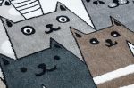 Dětský kusový koberec Fun Gatti Cats multi - 120x170 cm