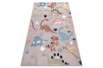 Dětský kusový koberec Fun Dino beige - 140x190 cm