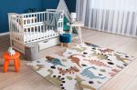 Dětský kusový koberec Fun Dino cream - 160x220 cm
