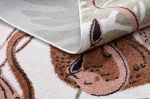 Dětský kusový koberec Fun Flami Flamingos cream - 140x190 cm