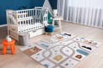 Dětský kusový koberec Fun Polar cream - 280x370 cm