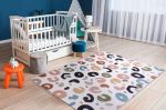 Dětský kusový koberec Fun Spots cream - 80x150 cm