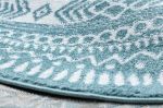 Kusový koberec Napkin blue kruh - 100x100 (průměr) kruh cm