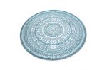 Kusový koberec Napkin blue kruh - 100x100 (průměr) kruh cm