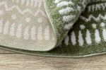 Kusový koberec Napkin green kruh - 100x100 (průměr) kruh cm