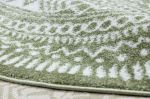 Kusový koberec Napkin green kruh - 100x100 (průměr) kruh cm