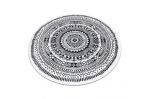 Kusový koberec Napkin grey kruh - 120x120 (průměr) kruh cm