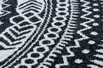 Kusový koberec Napkin black kruh - 200x200 (průměr) kruh cm