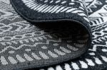 Kusový koberec Napkin black kruh - 120x120 (průměr) kruh cm