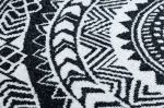 Kusový koberec Napkin black kruh - 160x160 (průměr) kruh cm