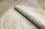 Kusový koberec Napkin gold kruh - 200x200 (průměr) kruh cm