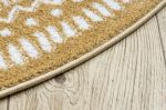 Kusový koberec Napkin gold kruh - 200x200 (průměr) kruh cm