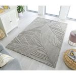 Kusový koberec Solace Lino Leaf Grey - 160x230 cm