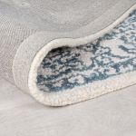 Kusový koberec Wool Loop Yasmin Ivory/Blue - 120x170 cm