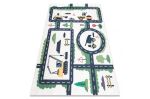 Dětský kusový koberec Bambino 2223 Streets cars cream - 120x170 cm