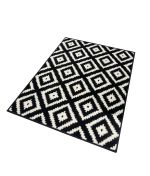 Kusový koberec Hamla 105477 Black Cream - 120x170 cm