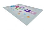 Dětský kusový koberec Bambino 1075 hopscotch green - 160x220 cm