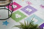 Dětský kusový koberec Bambino 1075 hopscotch green - 160x220 cm