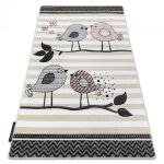 Dětský kusový koberec Petit Birds cream - 120x170 cm