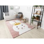 Dětský kusový koberec Petit Bunny pink - 140x190 cm