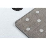 Dětský kusový koberec Petit Bunny grey - 120x170 cm