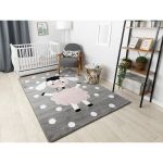Dětský kusový koberec Petit Dolly sheep grey - 120x170 cm
