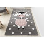 Dětský kusový koberec Petit Dolly sheep grey - 120x170 cm