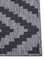 Kusový koberec Twin-Wendeteppiche 105461 Night Silver – na ven i na doma - 120x170 cm