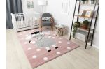 Dětský kusový koberec Petit Dolly sheep pink - 160x220 cm