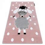 Dětský kusový koberec Petit Dolly sheep pink - 160x220 cm