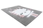 Dětský kusový koberec Petit Kitty cat grey - 120x170 cm