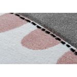 Dětský kusový koberec Petit Kitty cat grey kruh - 120x120 (průměr) kruh cm