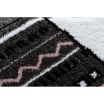 Dětský kusový koberec Petit Lama grey kruh - 160x160 (průměr) kruh cm