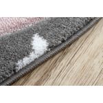 Dětský kusový koberec Petit Pony grey kruh - 120x120 (průměr) kruh cm