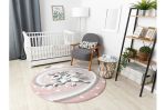 Dětský kusový koberec Petit Pony pink kruh - 140x140 (průměr) kruh cm