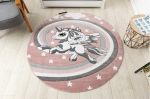 Dětský kusový koberec Petit Pony pink kruh - 140x140 (průměr) kruh cm