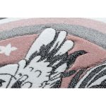 Dětský kusový koberec Petit Pony pink kruh - 140x140 (průměr) kruh cm