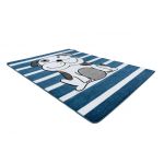 Dětský kusový koberec Petit Puppy blue - 140x190 cm