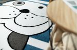 Dětský kusový koberec Petit Puppy blue - 160x220 cm