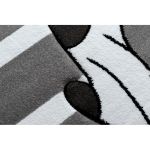 Dětský kusový koberec Petit Puppy grey kruh - 120x120 (průměr) kruh cm