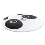 Dětský kusový koberec Petit Panda white kruh - 120x120 (průměr) kruh cm