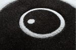Dětský kusový koberec Petit Panda white kruh - 160x160 (průměr) kruh cm