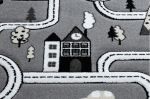 Dětský kusový koberec Petit Town streets grey - 160x220 cm Dětský kusový koberec Petit Town streets grey - 160x220 cm