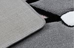Dětský kusový koberec Petit Cat crown grey - 120x170 cm