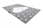 Dětský kusový koberec Petit Cloud stars grey - 140x190 cm