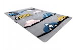 Dětský kusový koberec Petit Toys cars grey - 120x170 cm