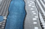 Dětský kusový koberec Petit Farm animals blue - 120x170 cm